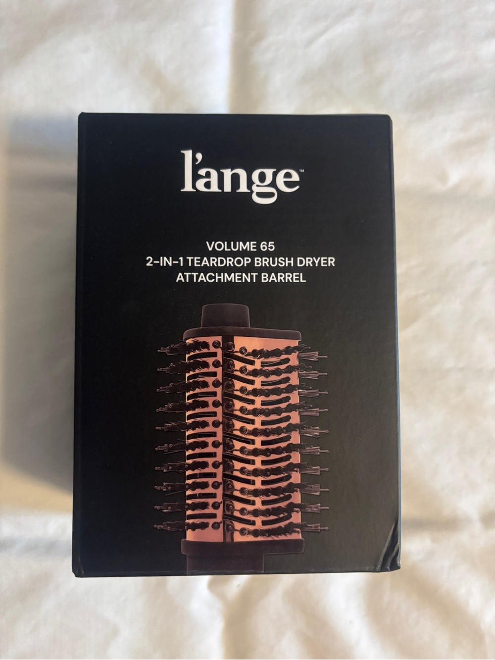 L'ange Volume 65 Teardrop Brush Dryer Attachment - Pink and Black